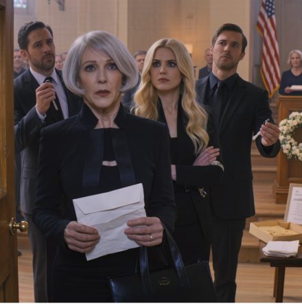 Na pogrzebie mojego męża Roberta syn unikał moich oczu, a jego żona tuliła go tak mocno, że czułam się jak trzecia osoba na moim pożegnaniu – a potem trzy dni później jeden SMS dał jasno do zrozumienia, że ​​nie jestem już jego planem na rodzinę, tylko obowiązkiem, o którym skończył rozmawiać. W kaplicy było zimno, marmurowo i witrażowo, a moje obcasy brzmiały zbyt głośno jak na pomieszczenie, które miało być święte.