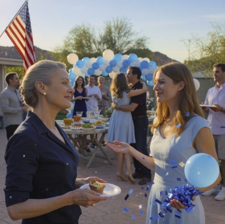 „On ma twoje oczy” – powiedziała, podając mi dziecko, jakby nic się nie stało. Uśmiechnęłam się, wzięłam je delikatnie… i wyszeptałam: „Tomasz też”. Jej twarz zbladła na oczach wszystkich. Mój syn po prostu stał tam, zamrożony. Oddałam dziecko i powiedziałam: „Możesz ją zapytać, dlaczego”.