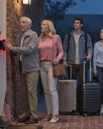 Mój ojciec zapomniał się rozłączyć i usłyszałem, jak mówi do krewnego: „Ona jest bezużyteczna i na tyle głupia, że ​​pozwoliła nam mieszkać w swoim domu na zawsze”. Uśmiechnąłem się więc, zarezerwowałem im rodzinne wakacje we Włoszech, po cichu sprzedałem mój dom za 980 000 dolarów i zmieniłem każdy zamek i kod; kiedy podjechali z walizkami pod „moje” drzwi wejściowe, każda klawiatura, na której próbowali, wyświetlała ten sam komunikat: dostęp zabroniony.