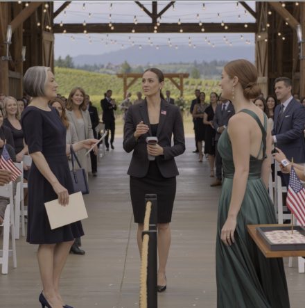 W kolejce do miejsca koncertu moja synowa powiedziała mi – nie ściszając głosu – że powinnam się odsunąć. Kolejka posuwała się naprzód, bilety były skanowane i nikt nie zakwestionował, więc spokojnie się cofnęłam i siedziałam cicho… pozwalając wszystkim zobaczyć, kto uznał, że nie powinnam tam być.