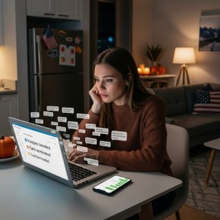 Moja mama zabroniła mi wstępu na Święto Dziękczynienia, więc po cichu wyłączyłem wszystkie karty, plany i automatyczne płatności, z których korzystali, zanim jeszcze indyk trafił na stół.