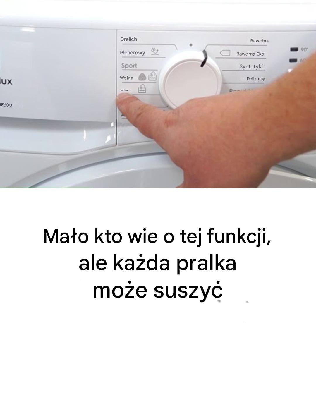 10 na 10 pralek potrafi suszyć, ale tylko nieliczni odnoszący się do tej funkcji