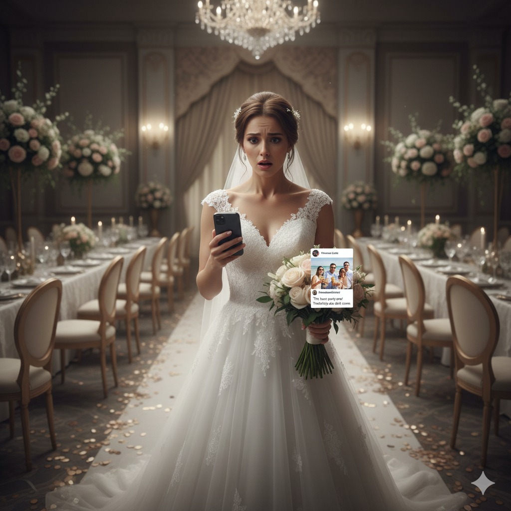 Moja siostra ciągle powtarzała: „Musisz zobaczyć, co zaplanowałam na twój ślub. To będzie niezapomniane”.