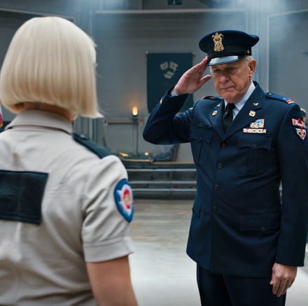 „Ona jest po prostu nieudacznikiem, nie nadaje się do służby” – zadrwił ze mnie mój tata przed całą bazą, po czym zauważyli tatuaż na moich plecach, jego dowódca zamarł, wstał i powiedział tylko trzy słowa, mój ojciec spuścił wzrok, głos dowódcy zadrżał: „Ona ma wyższą rangę niż ty…”