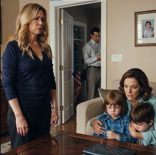 „Twoje dzieci nie są wystarczająco ważne dla urodzin mojej córki” – powiedziała mi moja siostra zza ściany salonu rodziców, podczas gdy moje sześcioletnie i czteroletnie dziecko siedziały na kanapie, starając się nie płakać. Tej nocy mój cichy mąż pocałował je w czoło, otworzył telefon w naszej małej kuchni w Denver i wykonał jeden spokojny telefon, który starł uśmiechy z twarzy mojej rodziny i na zawsze zmienił sposób, w jaki traktowali nasze dzieci.