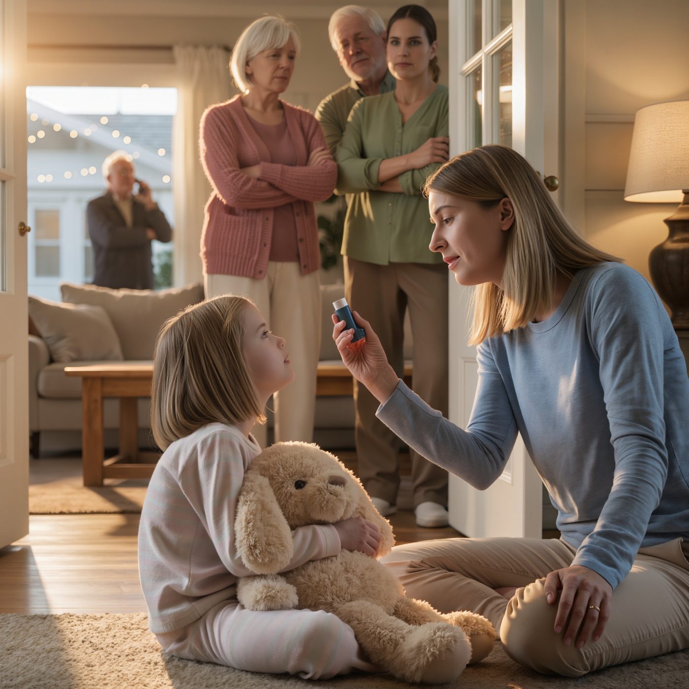 Moja 4-letnia córka miała silny atak astmy i nie mogła oddychać…