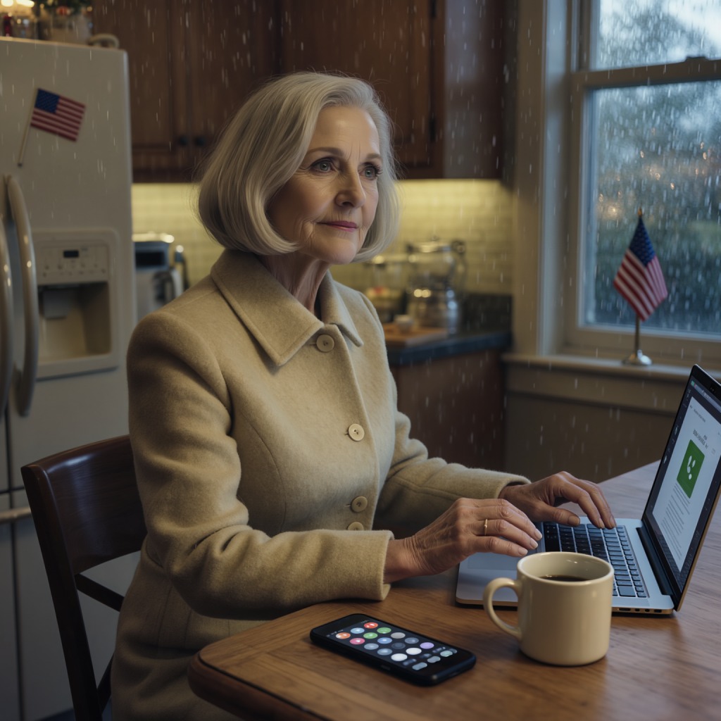 Przyszłam na rodzinny obiad, a mój syn powiedział: „Przepraszamy, tylko dla rodziny. Nie jesteś zaproszony”. Nie protestowałam. Po prostu wyszłam… i po cichu wypisałam swoje nazwisko z listy wsparcia, które wciąż mu składałam. Następnego ranka zapukał do moich drzwi, jakby zobaczył ducha.