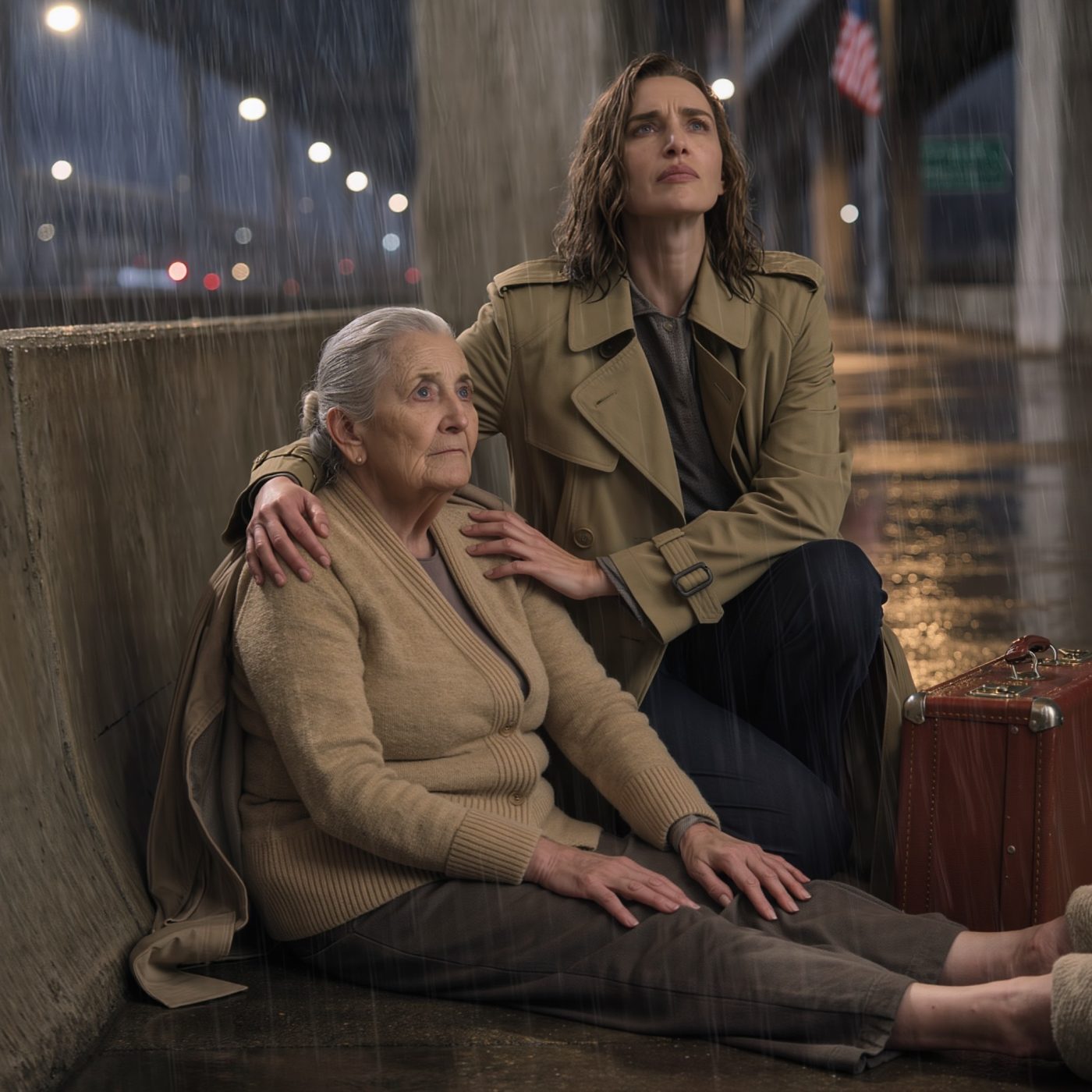 Kiedy miałem 72 lata, mój syn nazwał mnie „ciężarem” i wyrzucił moją walizkę na deszcz… Następnego ranka moja bogata siostra niespodziewanie znalazła mnie skuloną pod mostem – zabrała mnie prosto nad morze, a zaledwie kilka dni później wróciły ze śmiechem, jakby nic się nie stało…