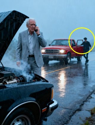 Samotny ojciec pomógł starszemu mężczyźnie spacerującemu samotnie w deszczu — a następnego dnia ten sam mężczyzna pomógł mu uratować pracę.