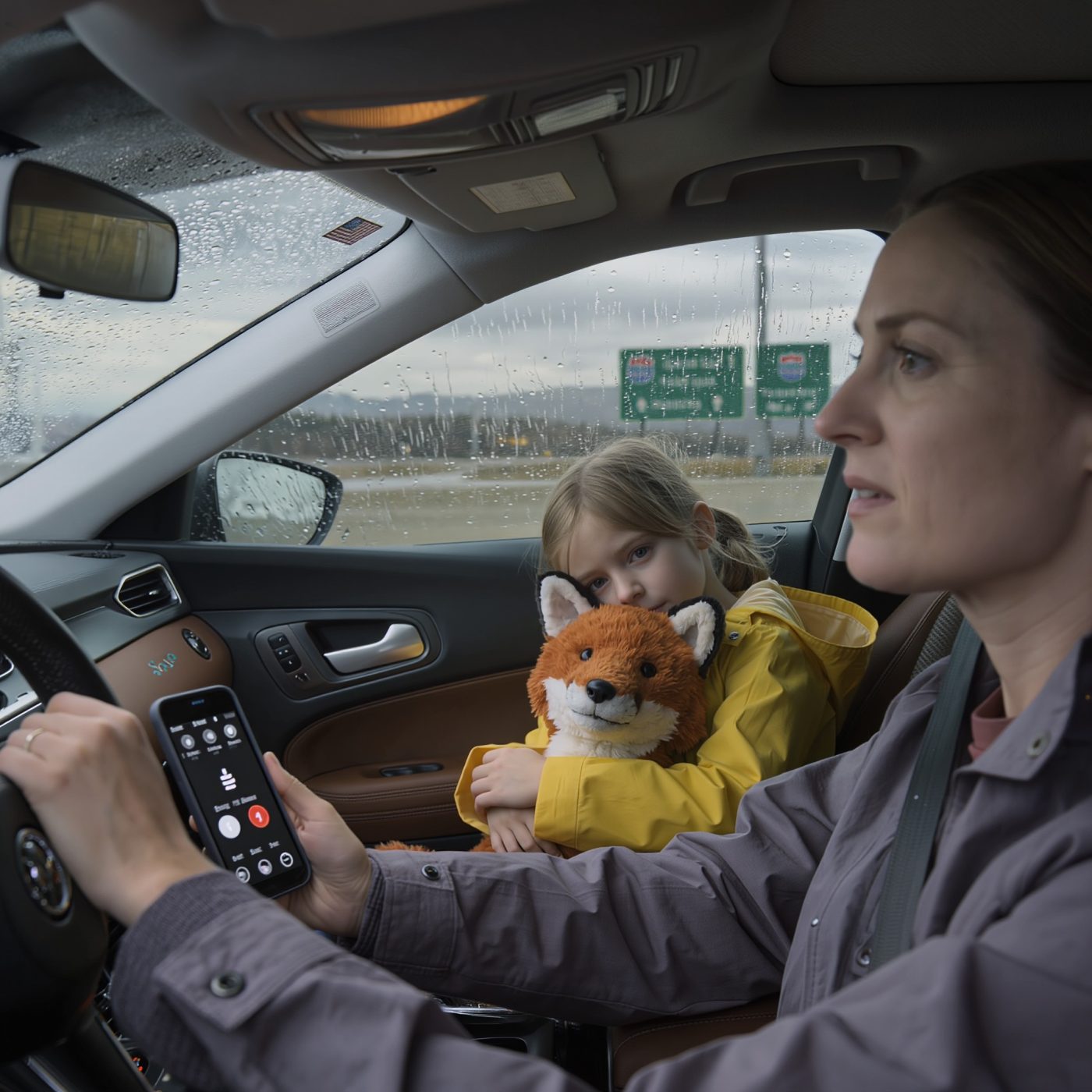Twoja córka jest żenująca. Twoja siostra potrzebuje dnia bez dramatów. Jechaliśmy na lotnisko. Bagaże.