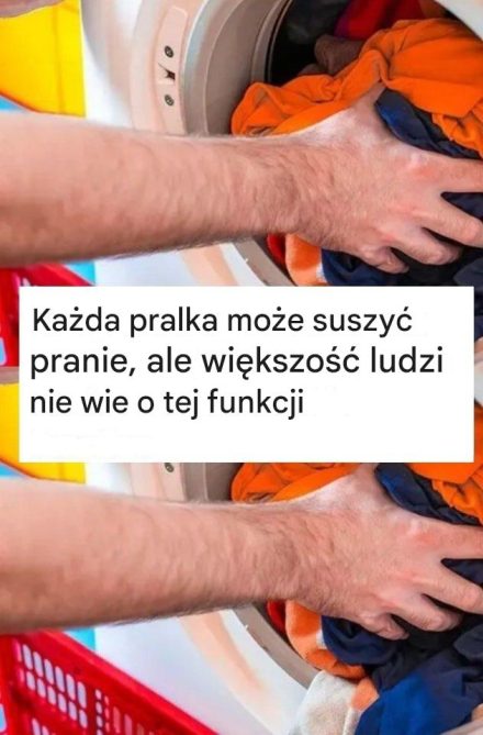 Każda pralka potrafi suszyć pranie, a większość osób nie zna tej funkcji