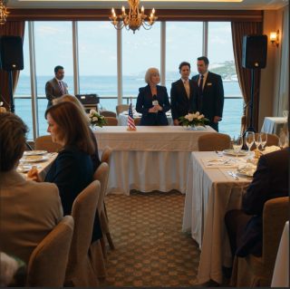 W moje urodziny mój syn oznajmił przed gośćmi: „Daję mojej mamie możliwość zamieszkania w małym mieszkaniu, które wynająłem!”. Uśmiechnąłem się uprzejmie. „Dziękuję, ale mam własny, trzypiętrowy dom na plaży”. Niespodziewanie mi przerwał. „Moja żona, jej dzieci i jej matka już się do was wprowadzają!”. Wziąłem więc mikrofon i powiedziałem głośno…