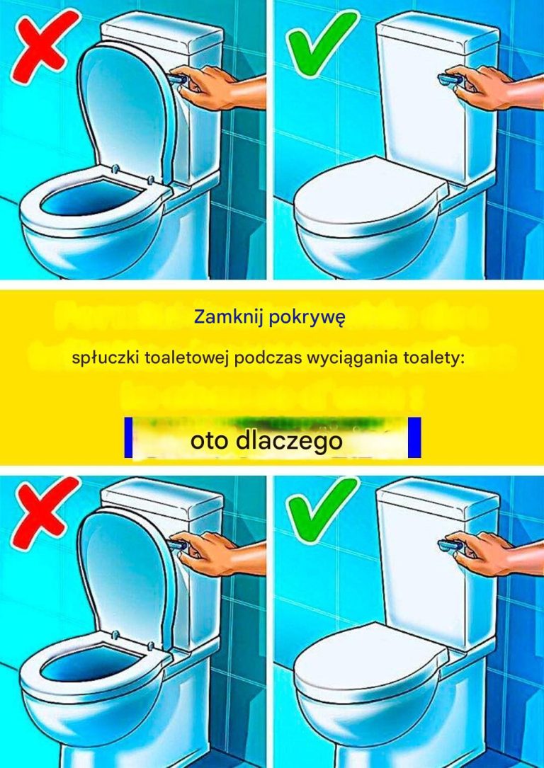 Dlatego musisz zamknąć klapę sedesu, kiedy spłukujesz wodę.