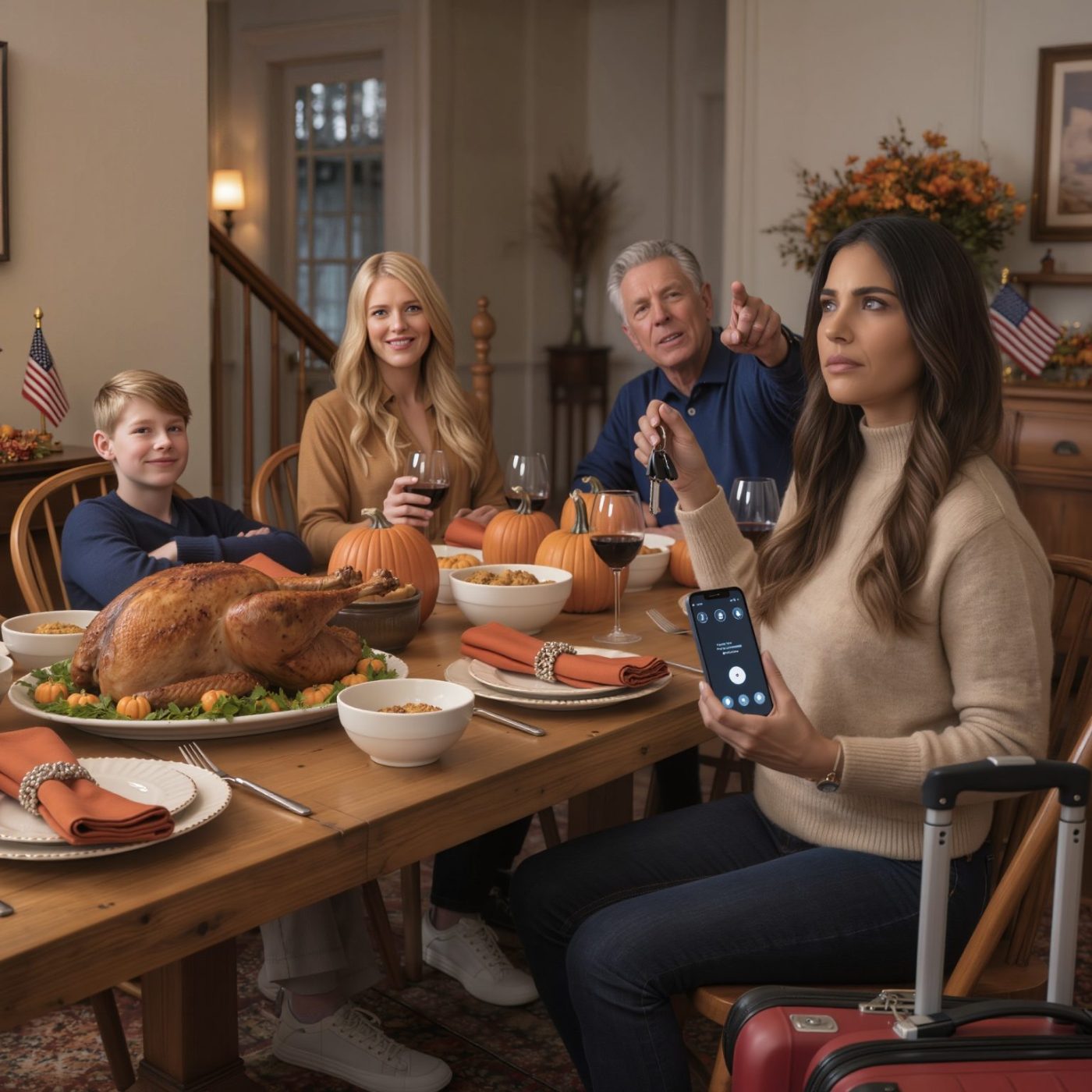 „Możesz iść do pralni albo wyjść” – oznajmił mój ojciec podczas kolacji z okazji Święta Dziękczynienia, jakby to była domowa zasada. „Rozumiesz, prawda?” – dodał mój brat Jacob, uśmiechając się szeroko, jakby wygrał. Więc odszedłem.