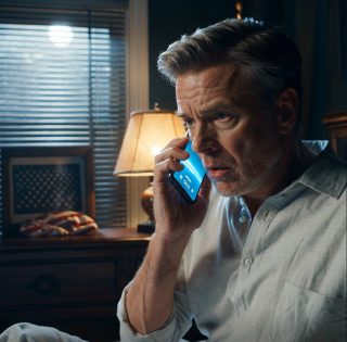 Mój syn zmarł w 2005 roku, więc gdy o 2:47 rano na moim telefonie pojawiło się jego imię i drżący głos wyszeptał: „Tato… gdzie ja jestem?”, usiadłam w ciemności i zdałam sobie sprawę, że smutek to nie jedyna rzecz, która może powrócić