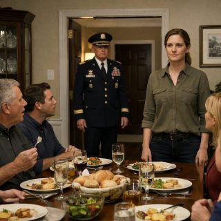 „Nigdy nigdzie nie dojdziesz” – kpili ze mnie przy obiedzie. Następnego dnia szef taty wszedł i powiedział: „Dzień dobry, pułkowniku”. Widelce im opadły, gdy…