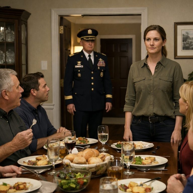 „Nigdy nigdzie nie dojdziesz” – kpili ze mnie przy obiedzie. Następnego dnia szef taty wszedł i powiedział: „Dzień dobry, pułkowniku”. Widelce im opadły, gdy…