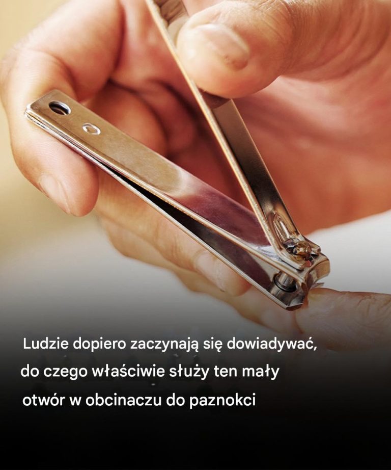 Ludzie dopiero zaczynają się dowiadywać, do czego właściwie służy ten mały otwór w obcinaczu do paznokci