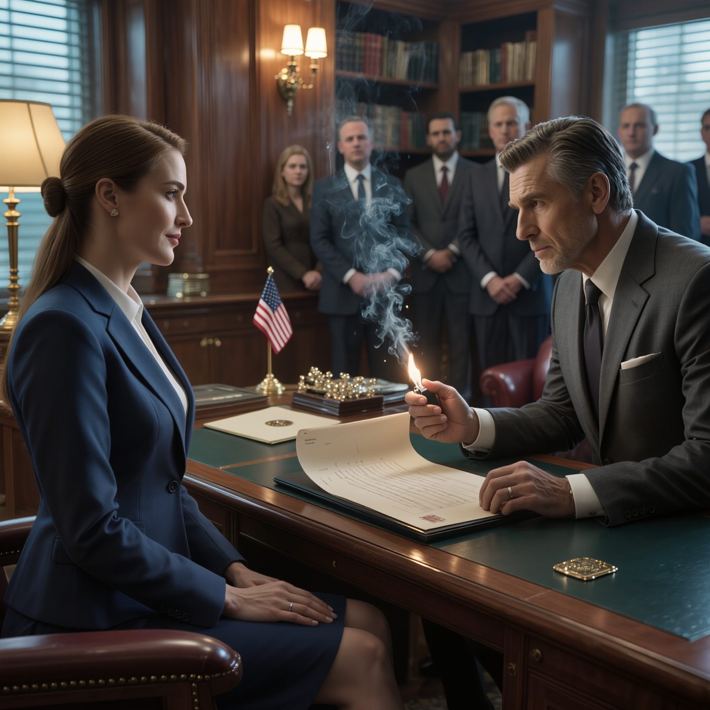 Podczas odczytu testamentu prawnik dziadka wręczył mi czek na 38 milionów dolarów, a tata podpalił go jak śmieci—ale tylko się uśmiechnąłem, bo to, co spalił, nie było prawdziwym spadkiem.