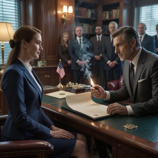 Podczas odczytu testamentu prawnik dziadka wręczył mi czek na 38 milionów dolarów, a tata podpalił go jak śmieci—ale tylko się uśmiechnąłem, bo to, co spalił, nie było prawdziwym spadkiem.