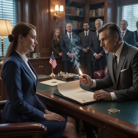 Podczas odczytu testamentu prawnik dziadka wręczył mi czek na 38 milionów dolarów, a tata podpalił go jak śmieci—ale tylko się uśmiechnąłem, bo to, co spalił, nie było prawdziwym spadkiem.