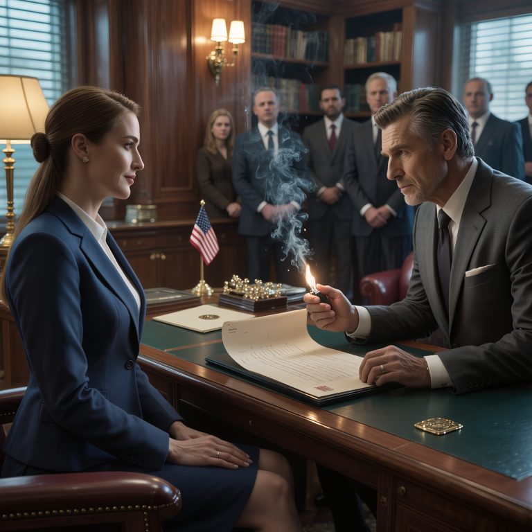 Podczas odczytu testamentu prawnik dziadka wręczył mi czek na 38 milionów dolarów, a tata podpalił go jak śmieci—ale tylko się uśmiechnąłem, bo to, co spalił, nie było prawdziwym spadkiem.