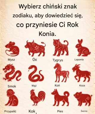 Wybierz chiński znak zodiaku i odkryj, co przyniesie Ci Rok Konia.