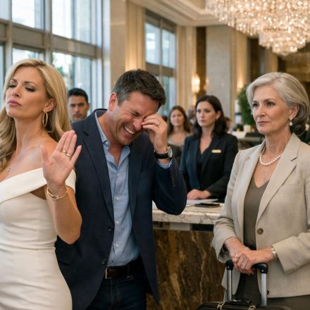 Podczas naszych rodzinnych wakacji moja synowa warknęła na recepcjonistkę hotelu: “Nie rozmawiaj z nią — ona jest tu tylko po to, żeby pomóc z dziećmi.” Mój syn wybuchnął śmiechem, naprawdę otarł łzy z oczu, podczas gdy obcy się na niego gapili. Nie miała pojęcia, że jestem właścicielem hotelu, całego resortu i szesnastu innych podobnych obiektów. To, co zrobiłem potem, tak szybko zmyło z jej twarzy ten zadowolony wyraz, że zamilkła pośrodku mojej pięciogwiazdkowej jadalni.