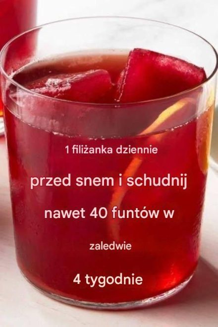 Najmocniejszy napój spalający tłuszcz (5,5 kg w 3 dni)