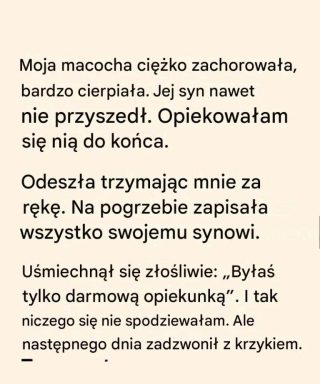 Dzień po pogrzebie nic już nie było takie samo