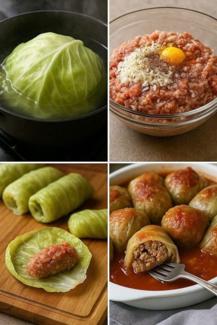 Recept voor gevulde koolrolletjes