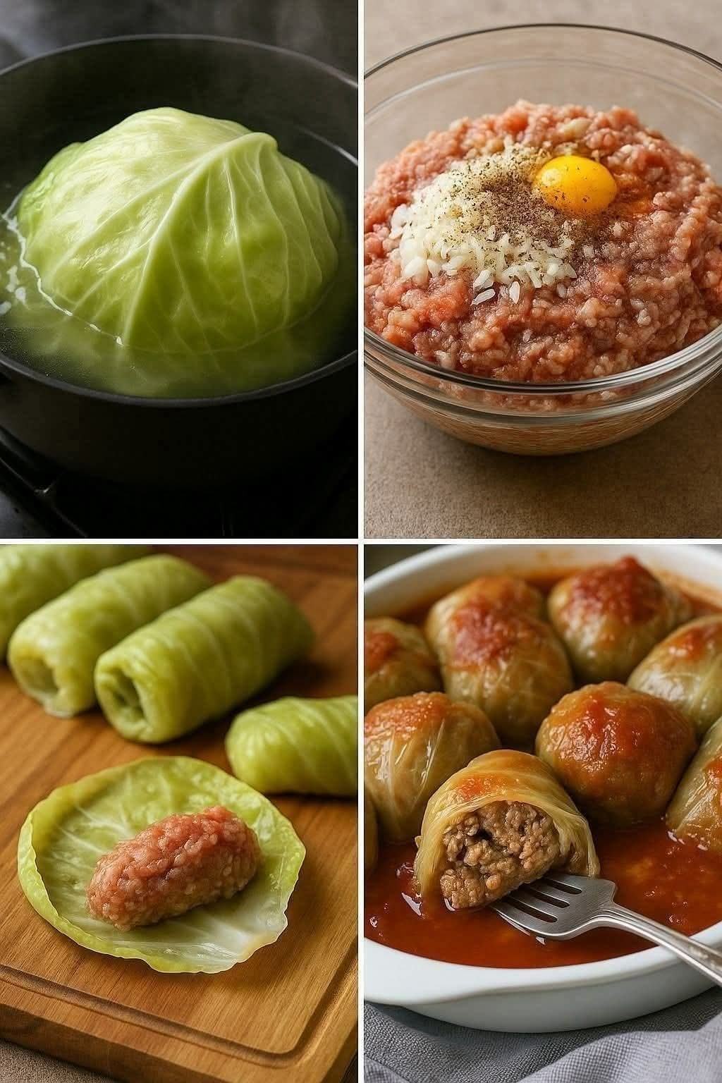 Recept voor gevulde koolrolletjes