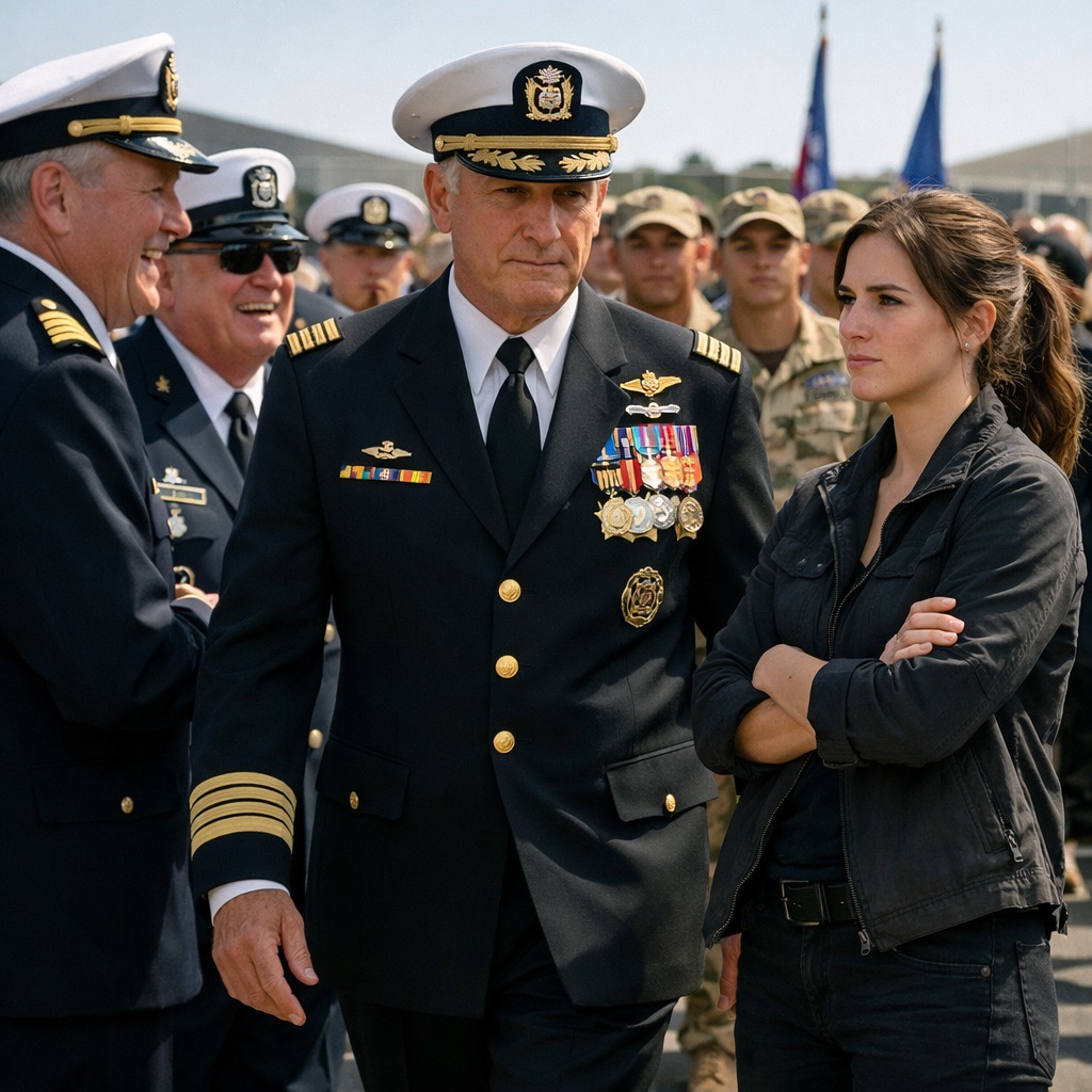 Moja rodzina przysięgała, że ​​rzuciłem szkołę w marynarce wojennej. Stałem w milczeniu podczas ceremonii SEAL mojego brata… Potem jego generał spojrzał mi w oczy i powiedział: „Pułkowniku, jest pan tutaj?”. Tłum zamarł. Szczęka mojego ojca opadła na podłogę.