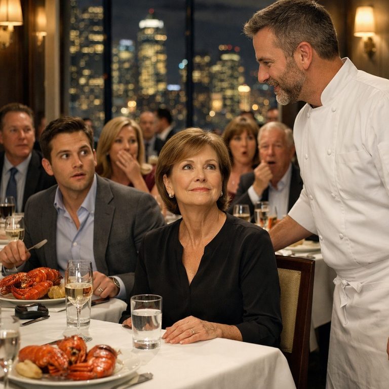 ltu „Znajdź swoje miejsce” – powiedział mój syn – a ja tylko odpowiedziałem „Zanotowałem” – a kiedy przybył szef kuchni, przy stole zapadła cisza.