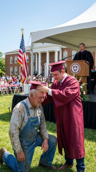 Mój ojczym przez 25 lat wylewał beton, żebym mógł zrobić doktorat. Kiedy mój profesor zobaczył go na uroczystości wręczenia dyplomów, był oszołomiony.