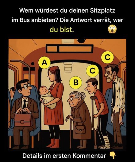 Komu oddałbyś swoje miejsce? 8 zagadek osobowości, które ujawnią Twoją prawdziwą naturę