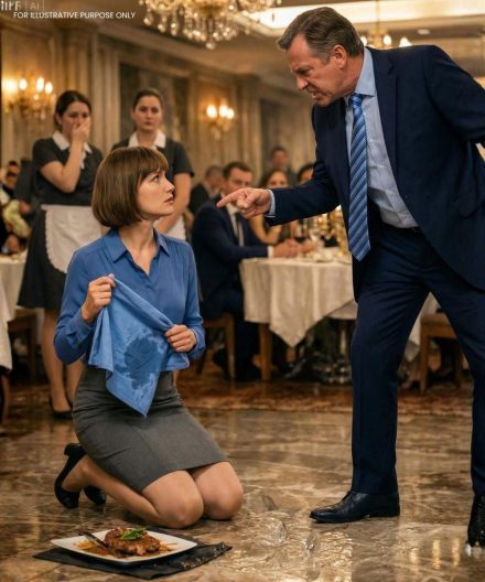 „Proszę to natychmiast podnieść!” krzyknął kierownik do kelnerki, ale cała restauracja ucichła, gdy kobieta zdjęła fartuch i powiedziała: „Jesteś zwolniona”.