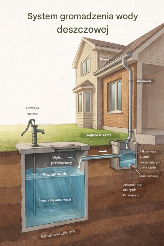 Zbieranie deszczówki w domu