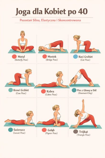 Joga dla kobiet po 40 – praktyczny przewodnik