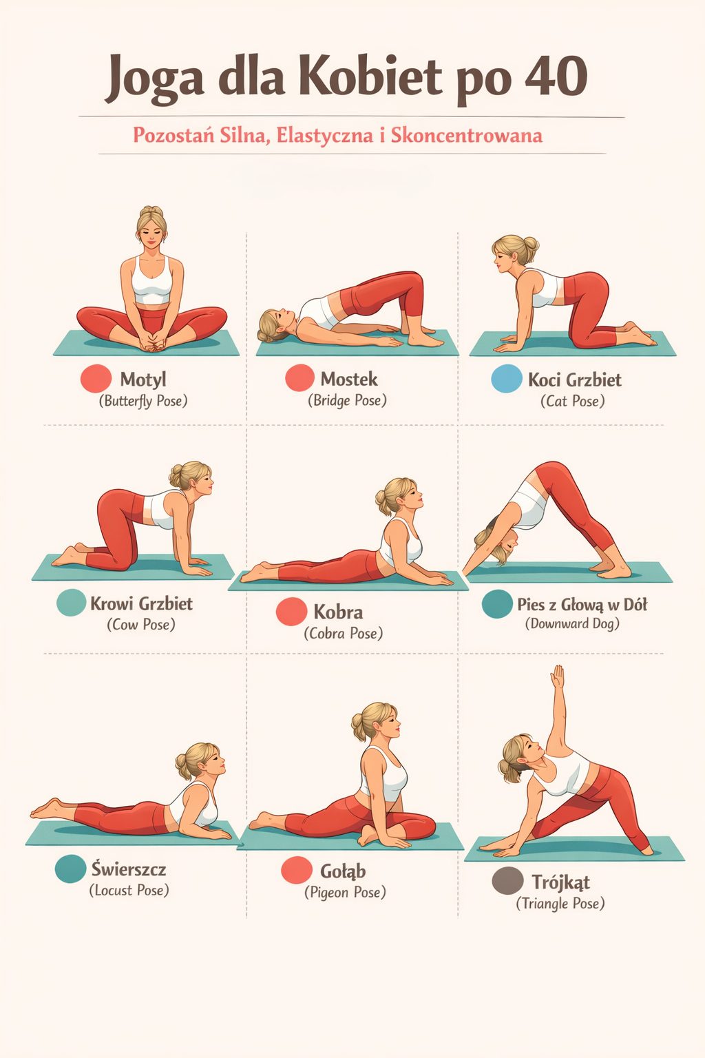 Joga dla kobiet po 40 – praktyczny przewodnik