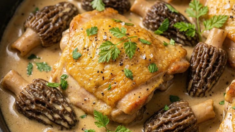 Kurczak z morelami w kremowym sosie – klasyk