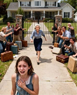 Podarowałem córce dom na wsi. Kiedy przyjechałem, płakała – rodzina jej męża właśnie się wprowadziła! Zmuszali ją do ciężkiej pracy i źle ją traktowali. Pięć minut później wszyscy byli już na zewnątrz, a ja powiedziałem tylko trzy słowa, zanim zamknąłem bramę.