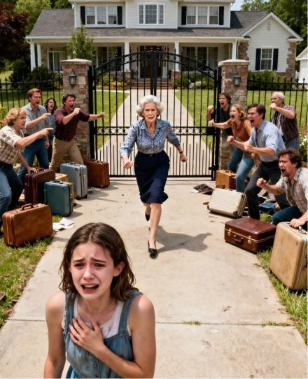 Podarowałem córce dom na wsi. Kiedy przyjechałem, płakała – rodzina jej męża właśnie się wprowadziła! Zmuszali ją do ciężkiej pracy i źle ją traktowali. Pięć minut później wszyscy byli już na zewnątrz, a ja powiedziałem tylko trzy słowa, zanim zamknąłem bramę.