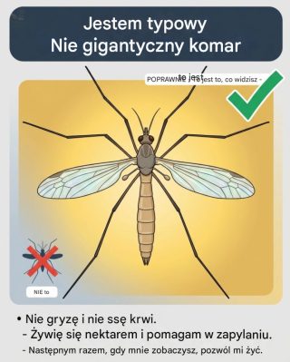Típule nie gryzą – fakty i praktyczne wyjaśnienie