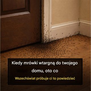 Co wszechświat próbuje ci powiedzieć, gdy mrówki atakują twój dom