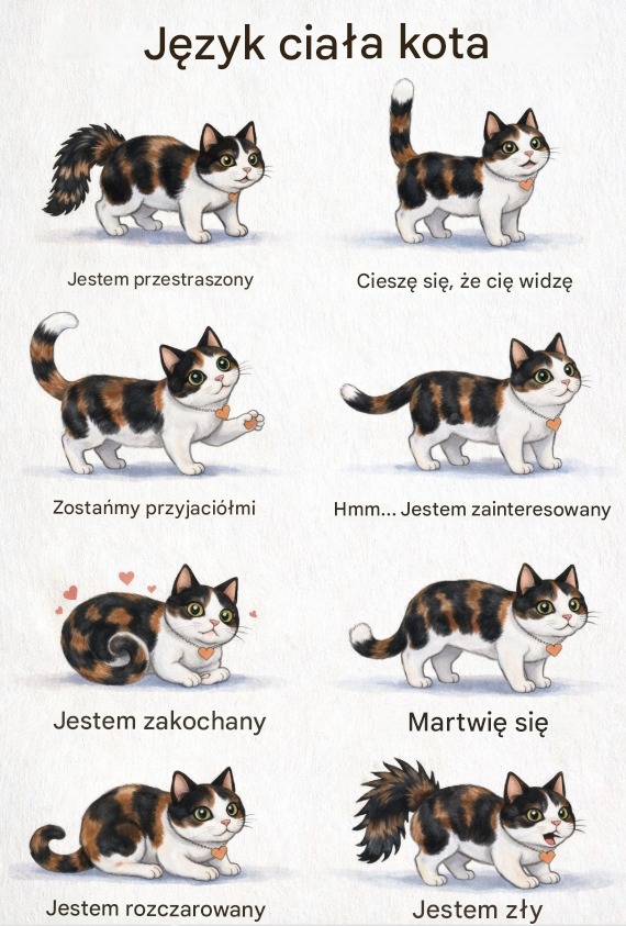 Język ciała kota: jak rozpoznać emocje po ogonie i postawie