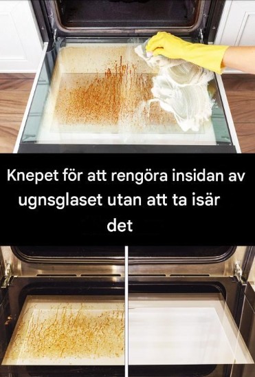 Jak wyczyścić szybę piekarnika od środka bez demontażu