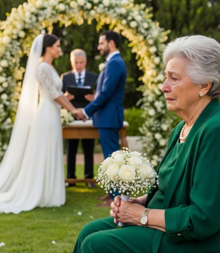 Na ślubie mojego syna siedziałam z tyłu, wstydząc się swojego skromnego życia… Nie do pomyślenia było, że miliarder siedzący obok mnie jest miłością mojego życia, a teraz jest właścicielem budynku swojego teścia.