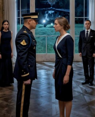 „Fajna sukienka” – zadrwiła moja mama. „Zapomniałeś też zaktualizować identyfikator?” Śmiali się – aż helikopter wylądował.