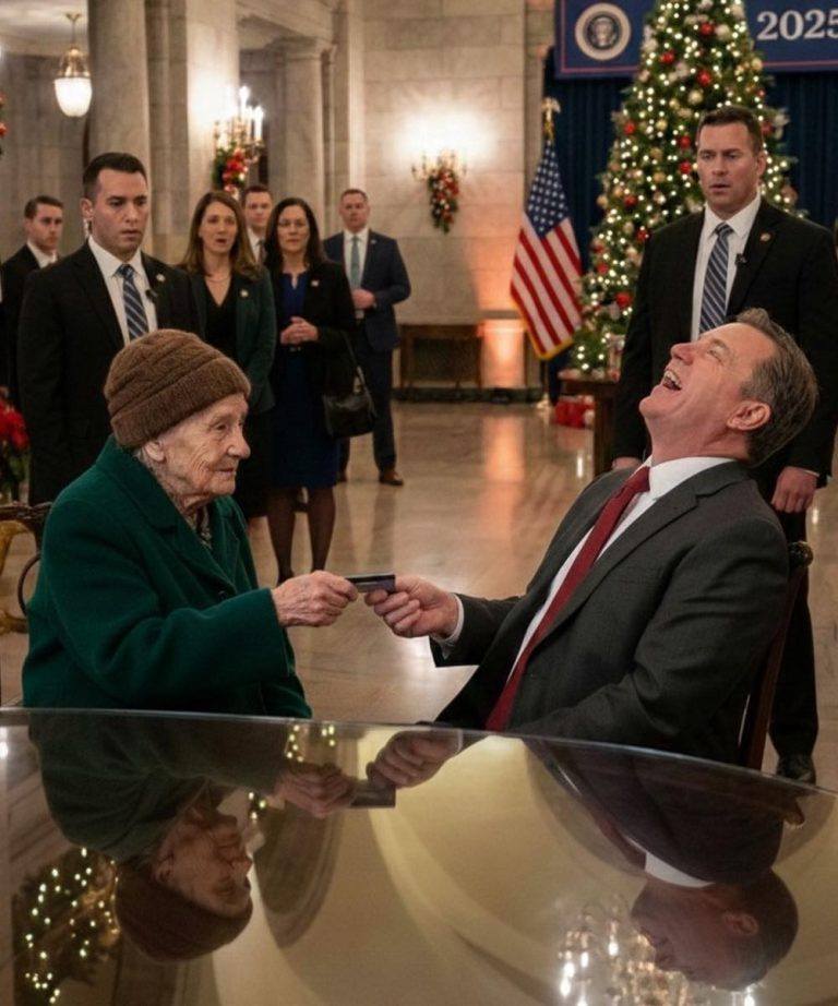 „Chcę tylko sprawdzić saldo” – powiedziała 90-letnia kobieta. Milioner się śmiał… dopóki tego nie zobaczył